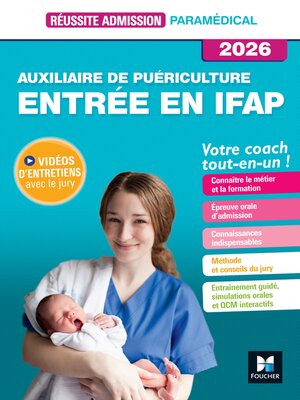 cover image of Réussite admission Entrée en IFAP--Auxiliaire de puériculture 2026
